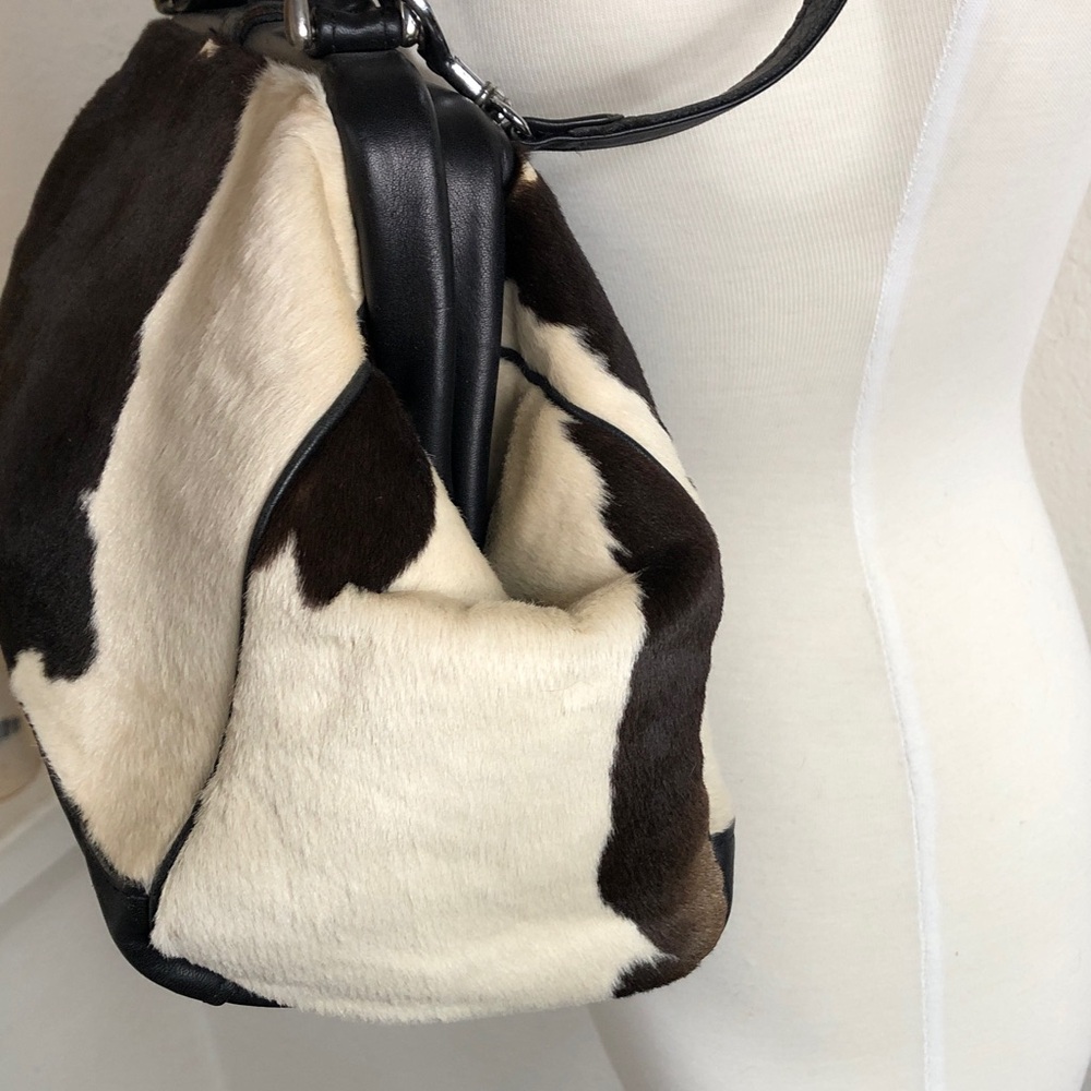 Circle Y Handmade Yoakum Texas Sibyls Collection Calf Hair Western satchel Bag - Picture 10 of 17